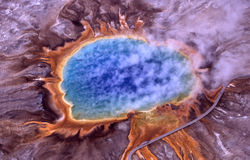 The Grand Prismatic Spring of Yellowstone National Park